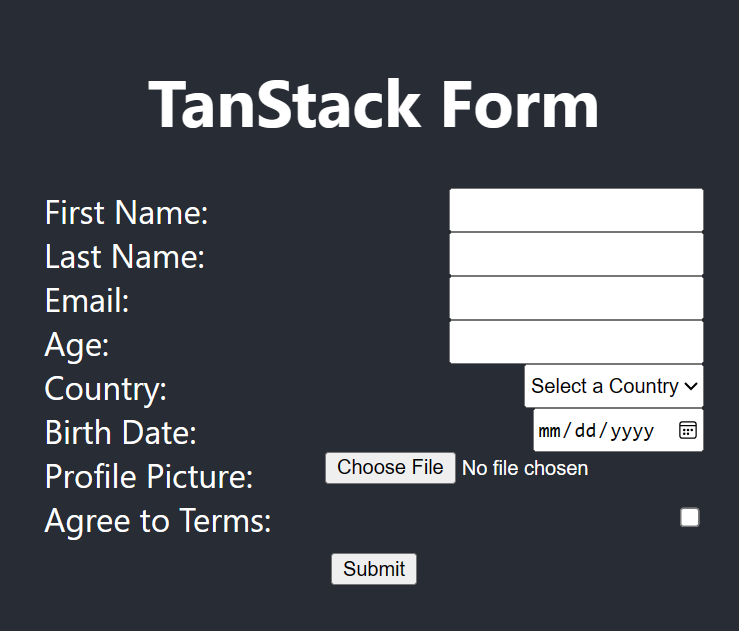 tanstack-dynamic-form