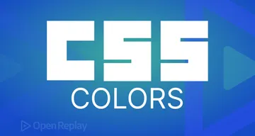 All about color specification in CSS.