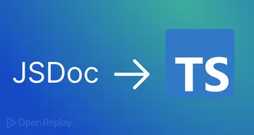 Use JSDoc instead of TypeScript