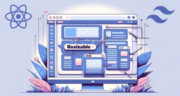 Use React and TailwindCSS to create resizable panes