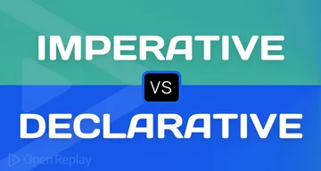 The differences between the imperative and declarative programming styles