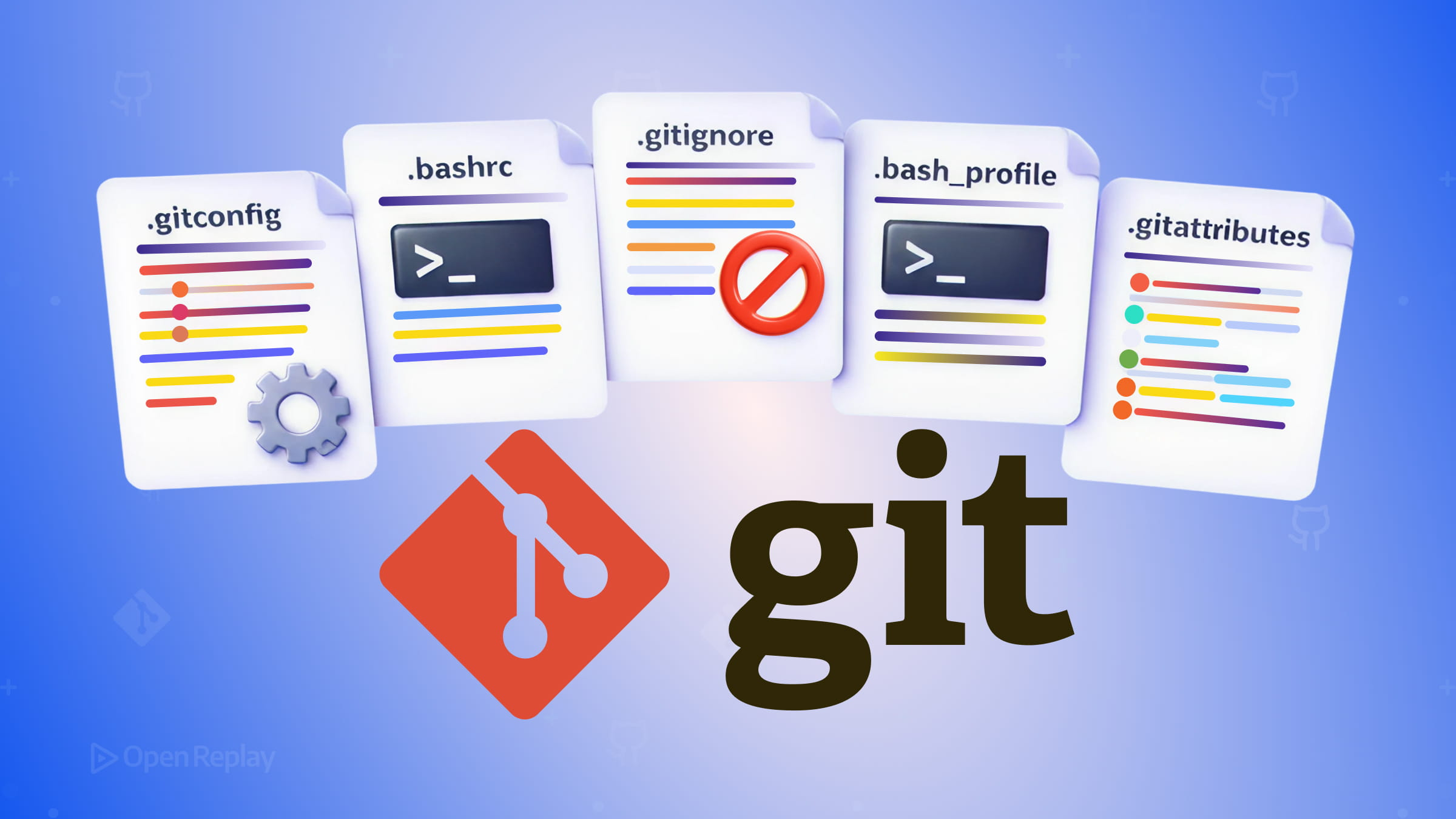 5 essential Git dotfiles explained: .gitconfig, .gitignore, .gitattributes, .git-blame-ignore-revs, and .mailmap for cleaner workflows.