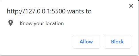 geolocation permission request