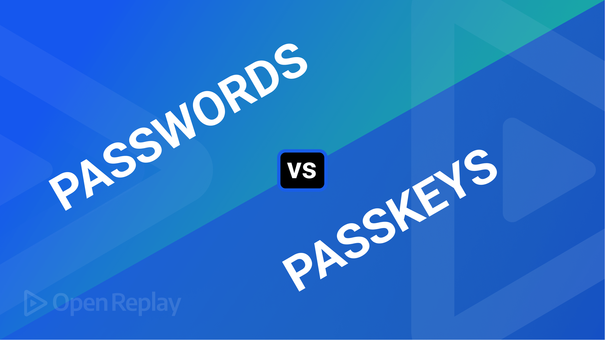 A security question: passwords or passkeys?