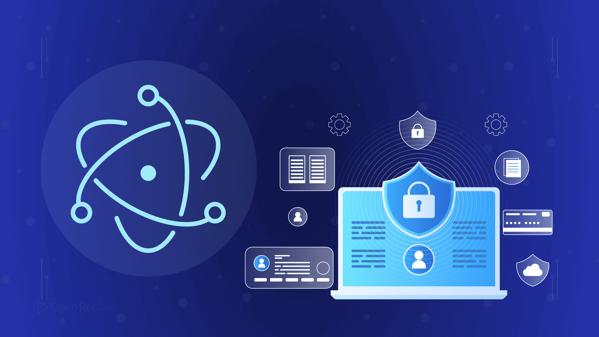 Add authentication to an Electron app with OAuth 2.0 PKCE, system browser login, deep links or loopback redirects, and safeStorage token storage.