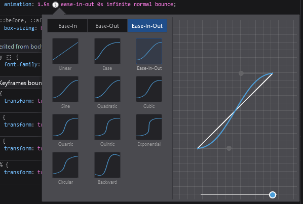 Firefox DevTools animation editor