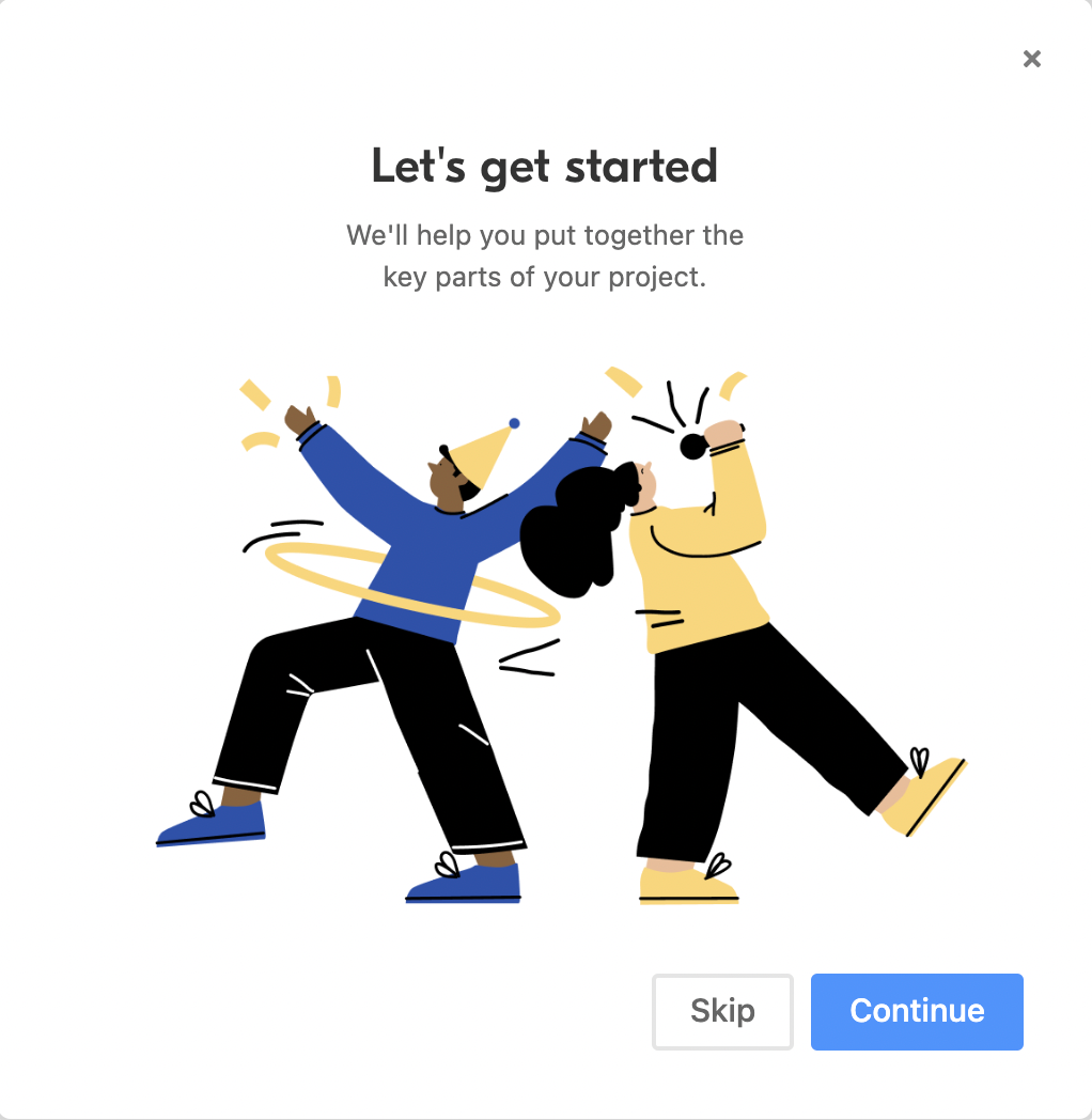 11 The “get started” page