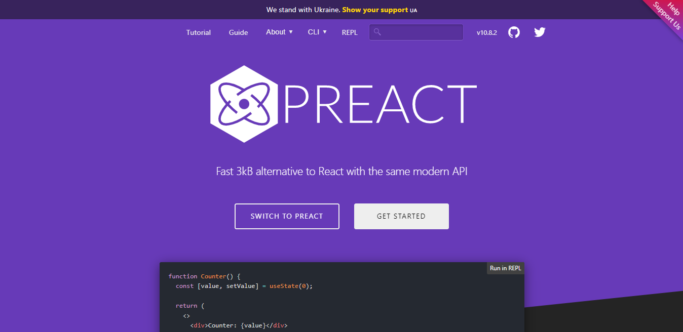 1 Preact's Homepage