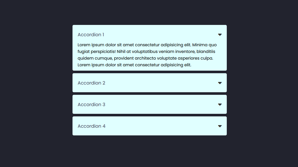 Css Accordion Menu