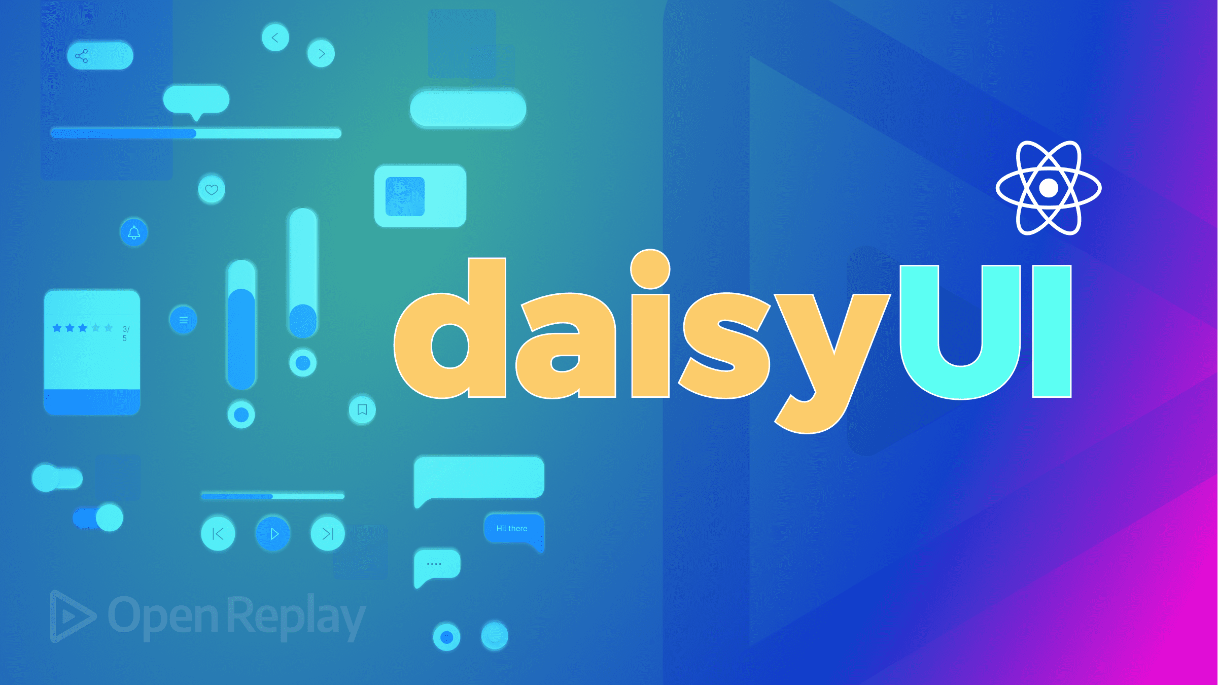 Building React components with DaisyUI