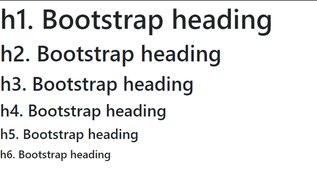 1 Bootstrap Headings