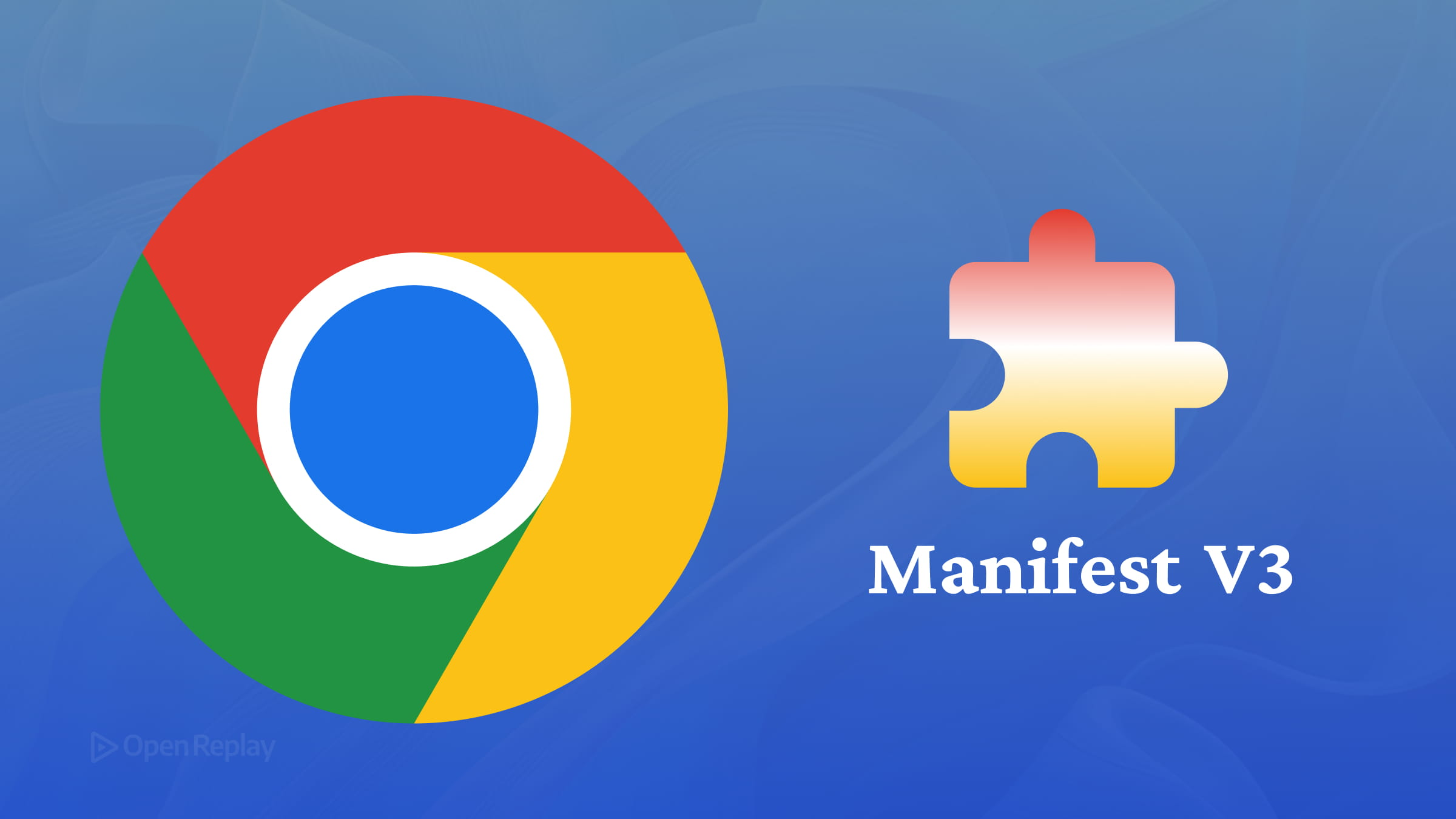 Manifest V3 explained: service workers, declarativeNetRequest, chrome.action, Offscreen API, and why MV2 background pages and remote code were removed.