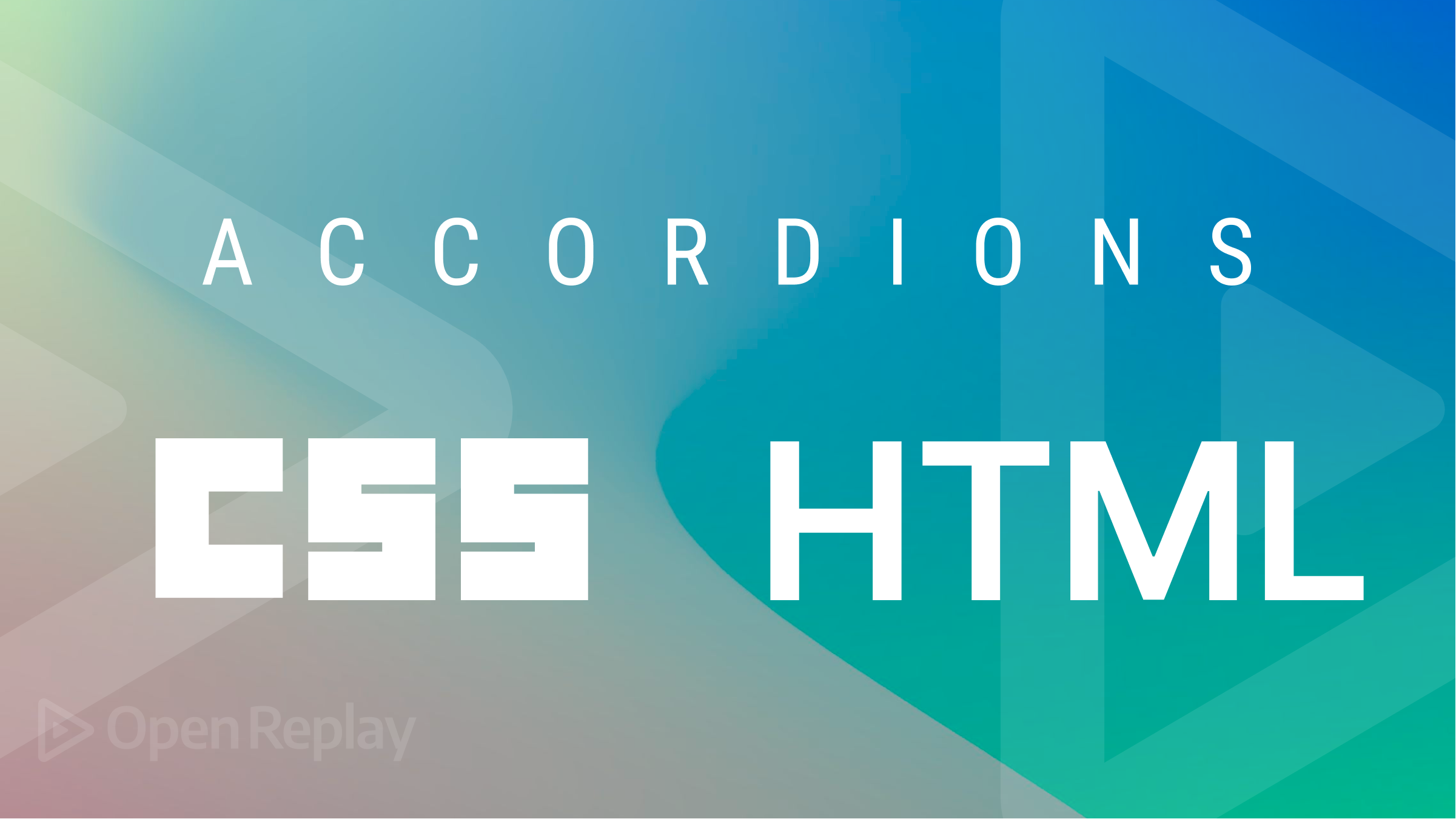 Creating Accordions with just HTML and CSS