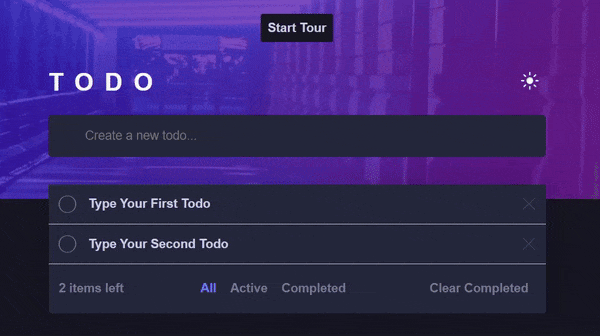Gif showing final product