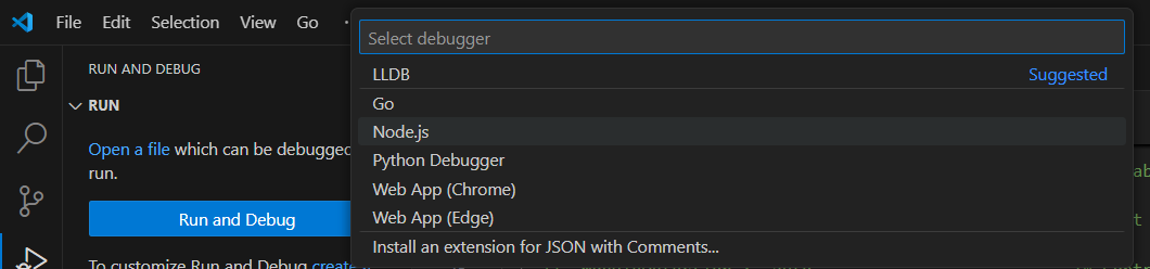 launch-nodejs