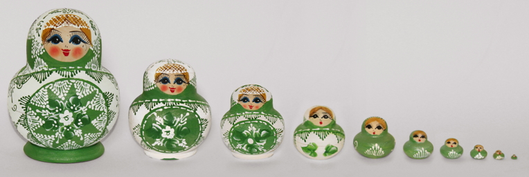 Russian doll—real-life example of recursion
