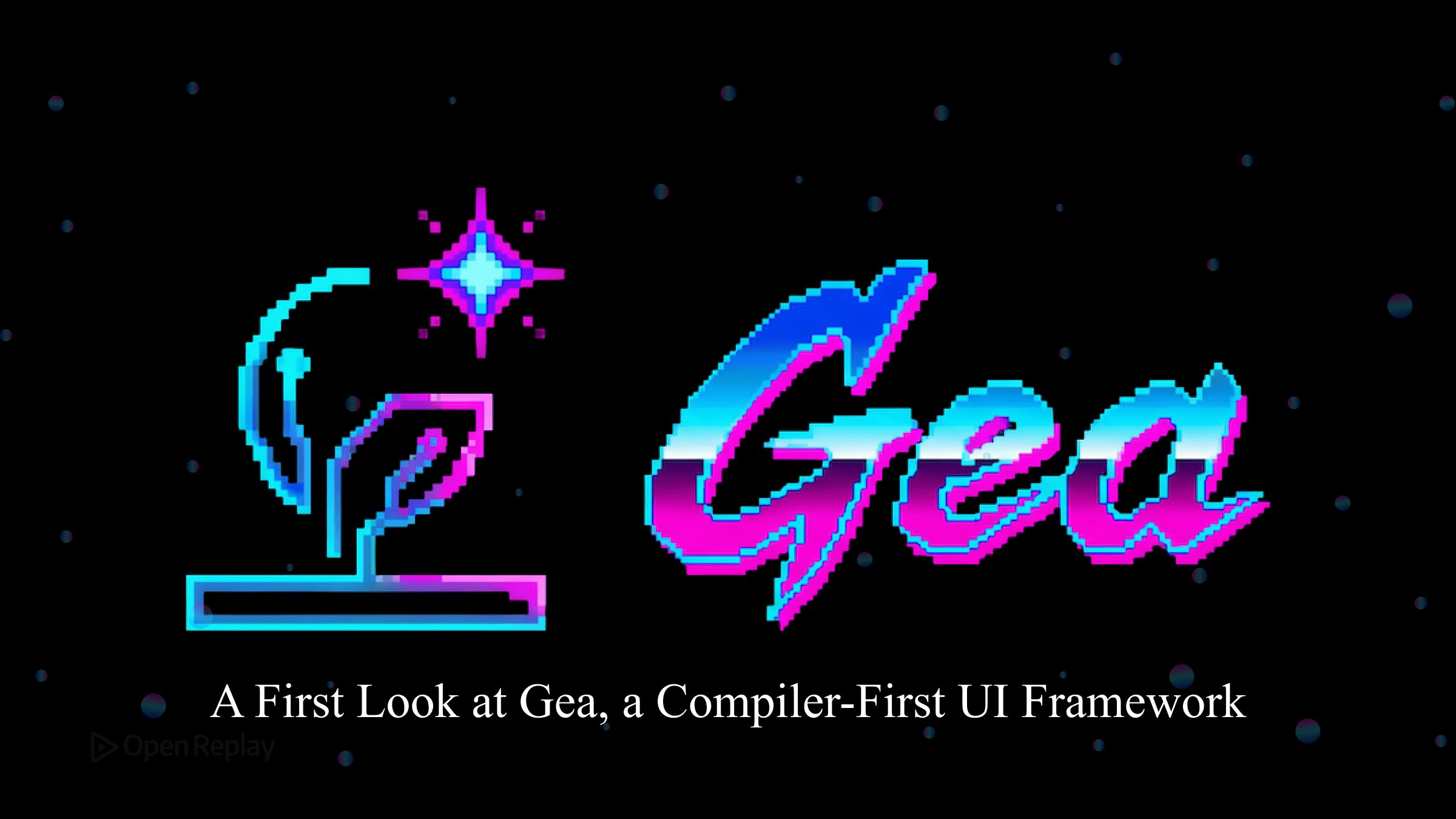 A First Look at Gea, a Compiler-First UI Framework