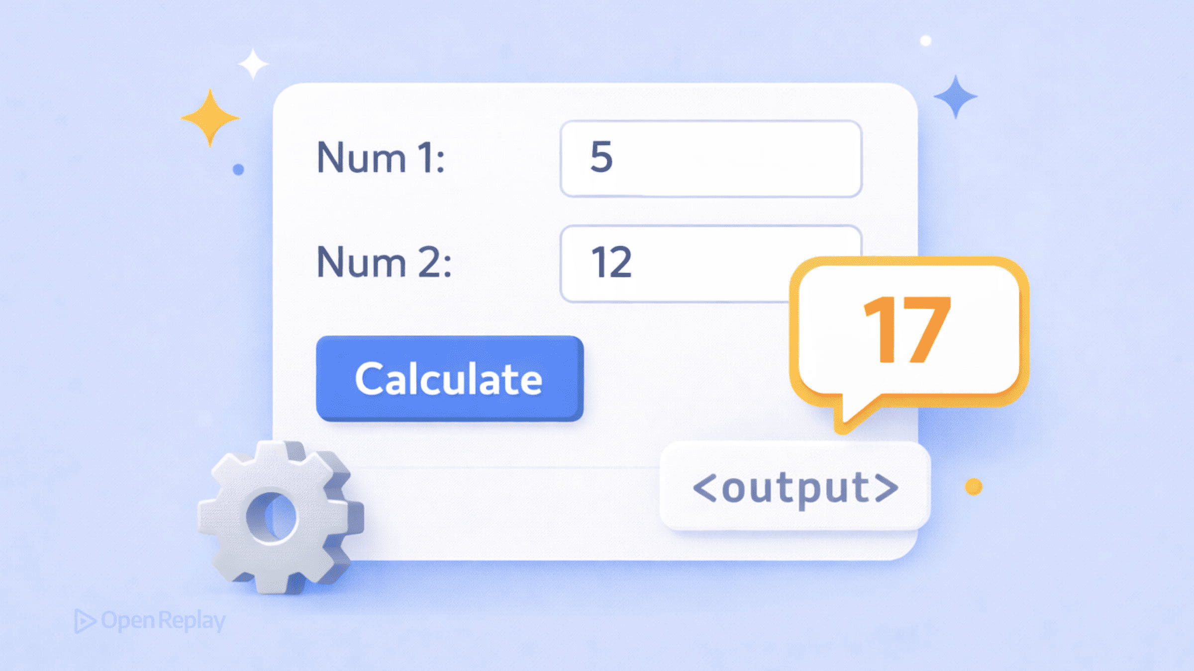 When Your Form Needs to Talk Back, Use the Output Element