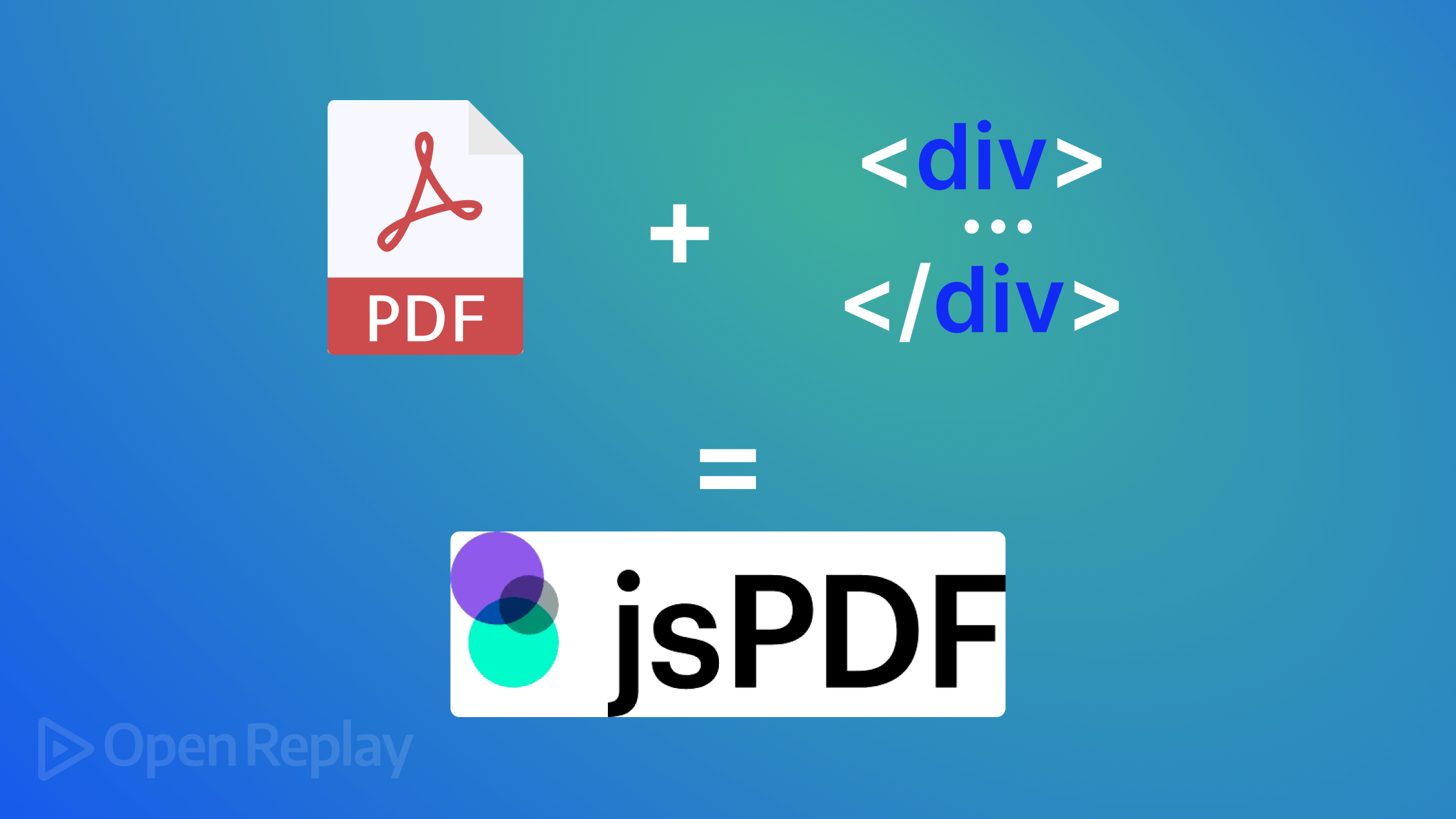Generating a PDF from a div using the jsPDF Library