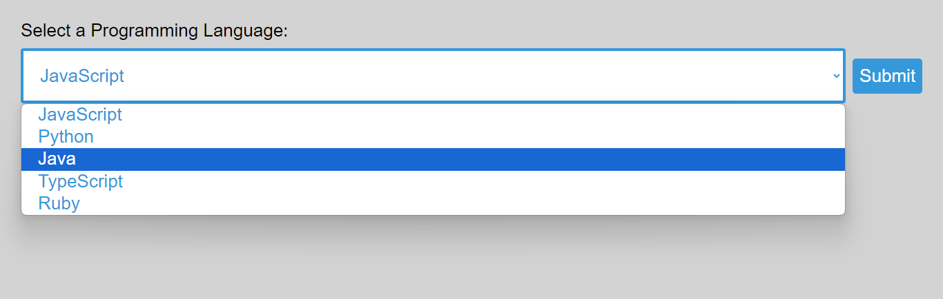 CSS styles for select Dropdown