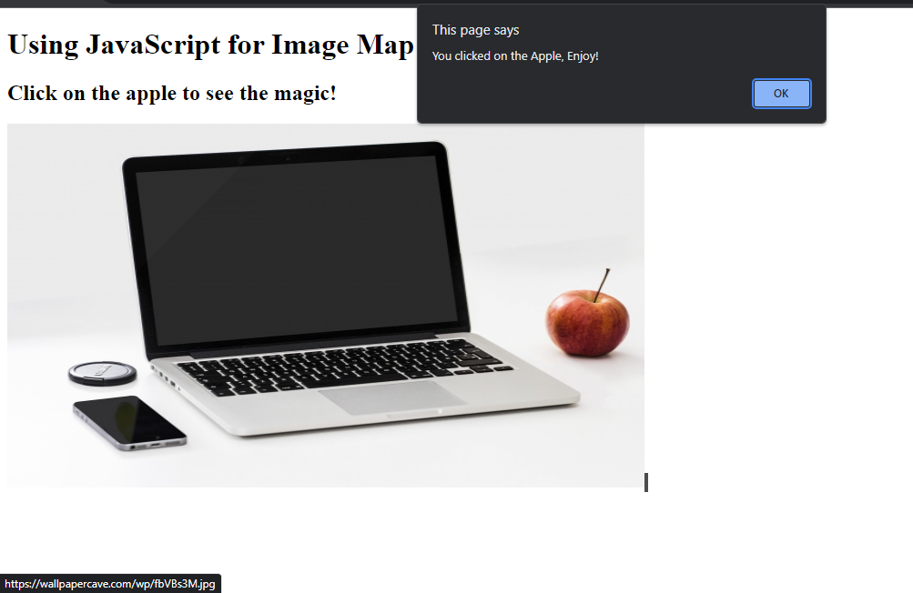 Image Map with JavaScript