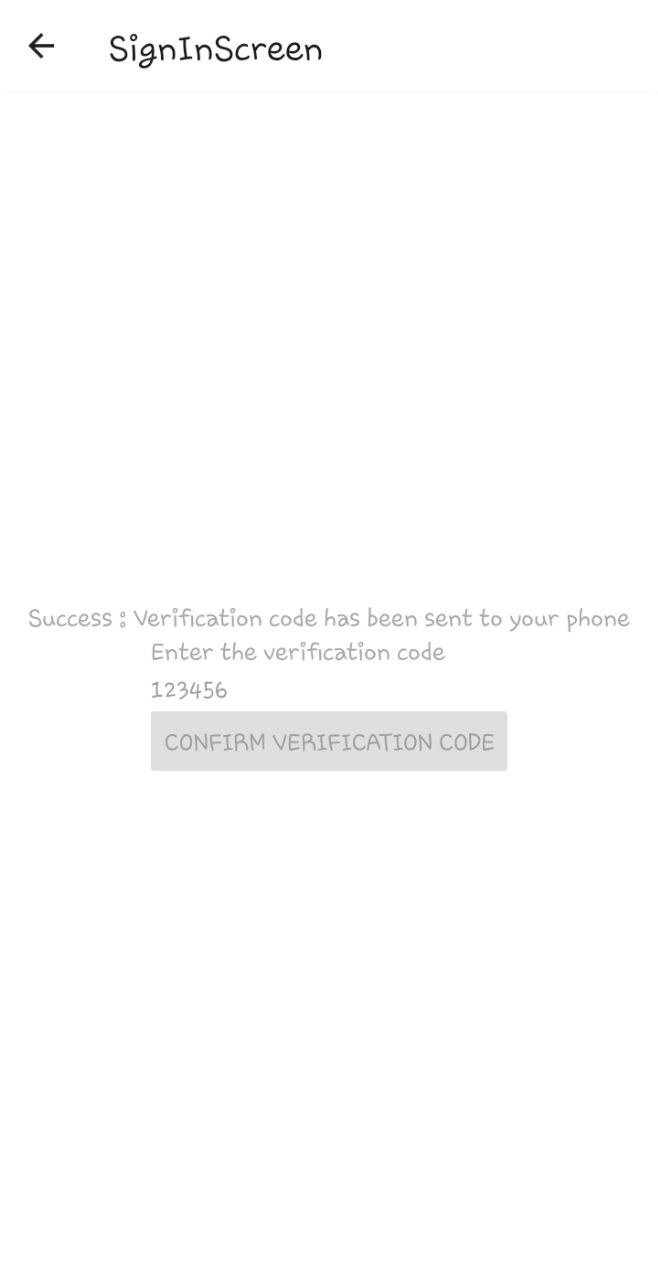 Send verification code