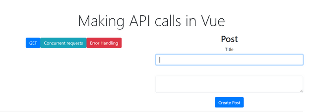 1 Making API Calls in Vue