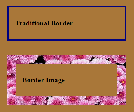 Traditional border vs. Border Image