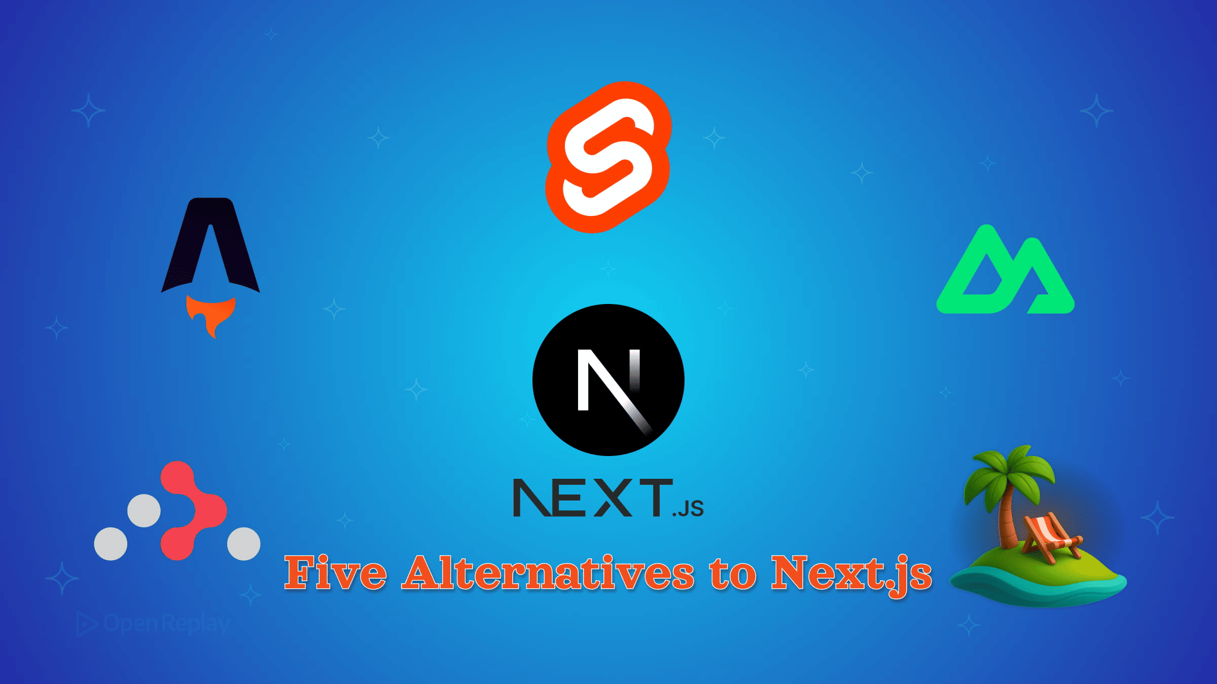 Five alternatives to Next.js for 2026, including React Router v7, Astro 5, SvelteKit, Nuxt 4, and TanStack Start.