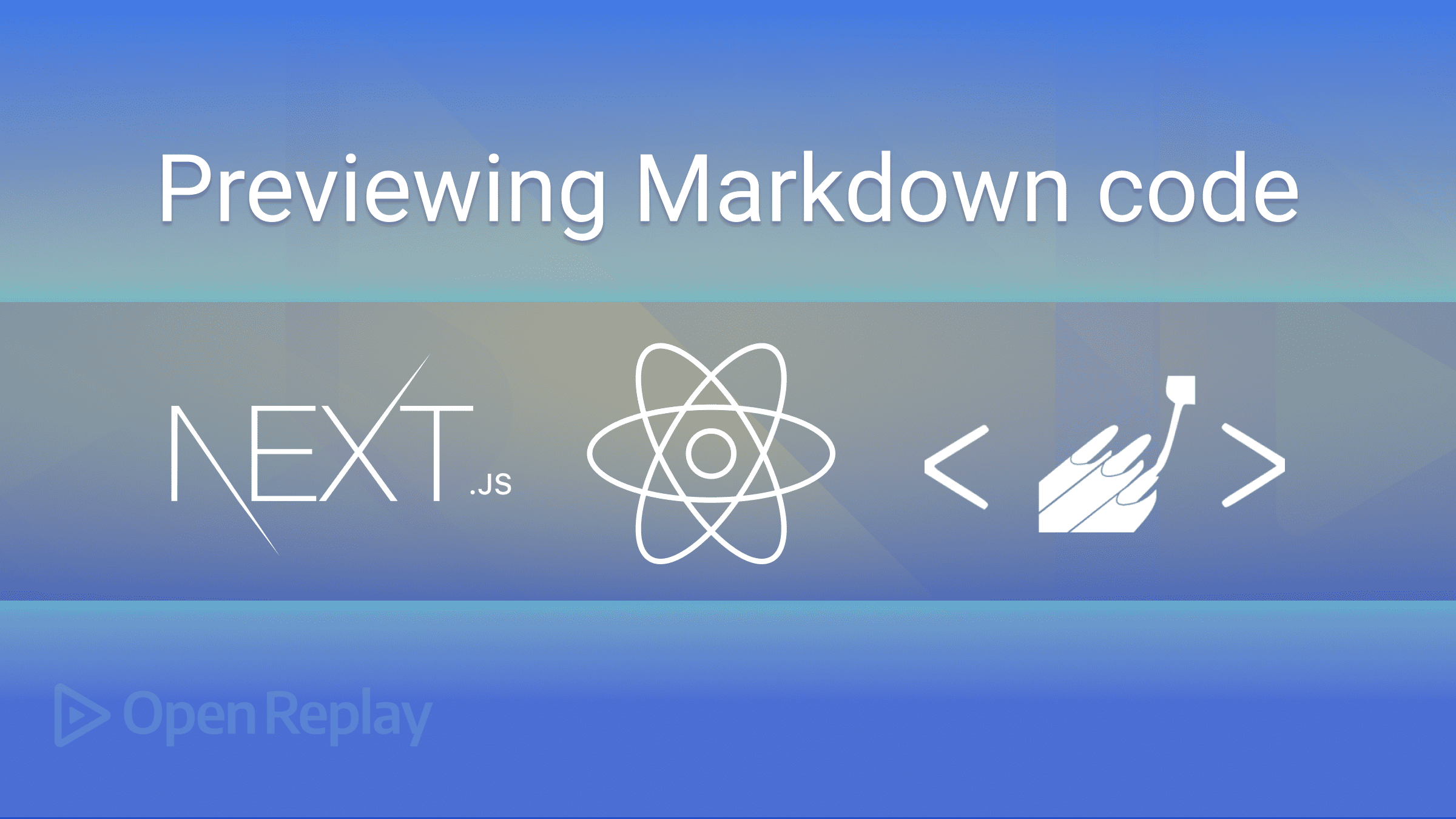 Previewing Markdown code with React