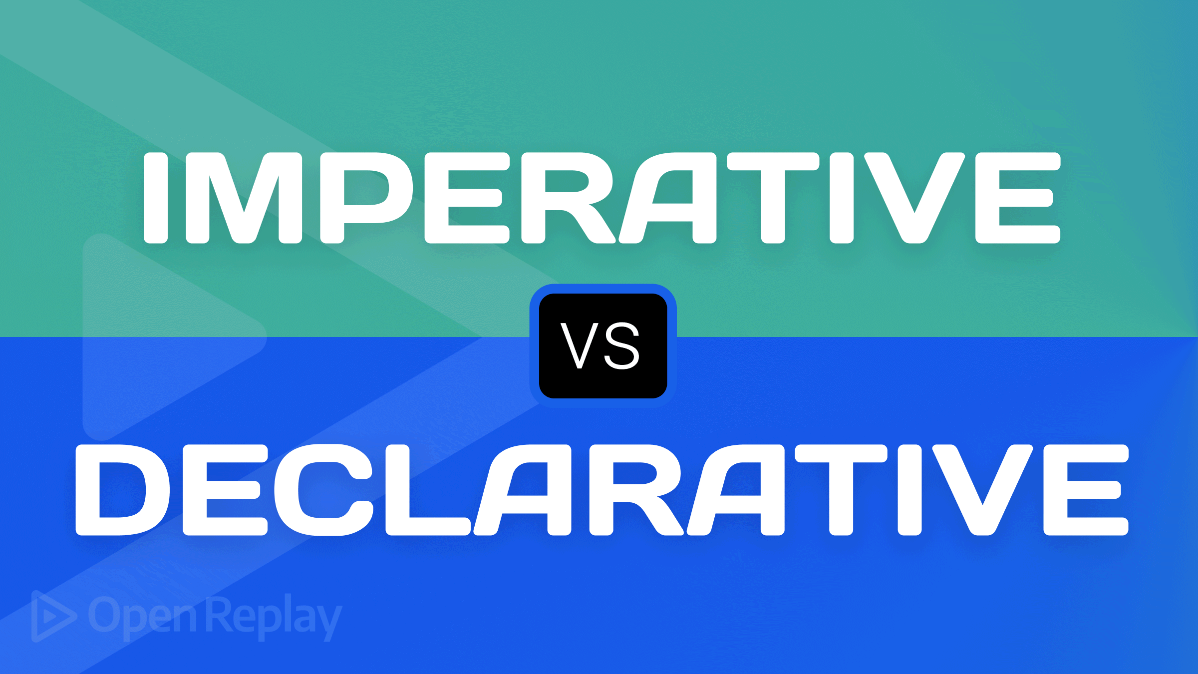 Programming - Imperative vs Declarative