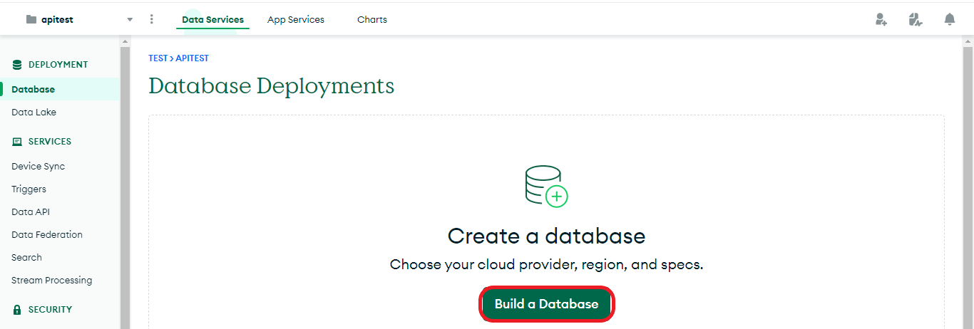 Build a database