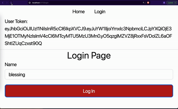 access token disappears after refreshing the page