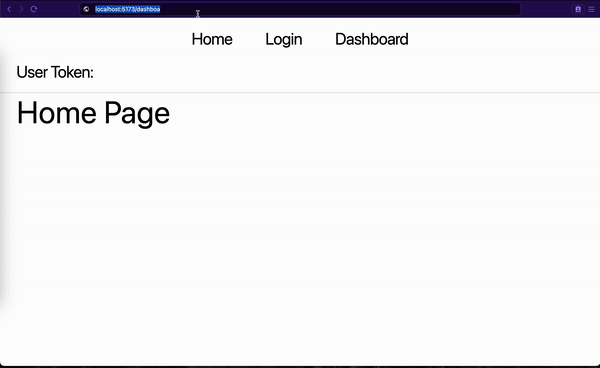 protected dashboard