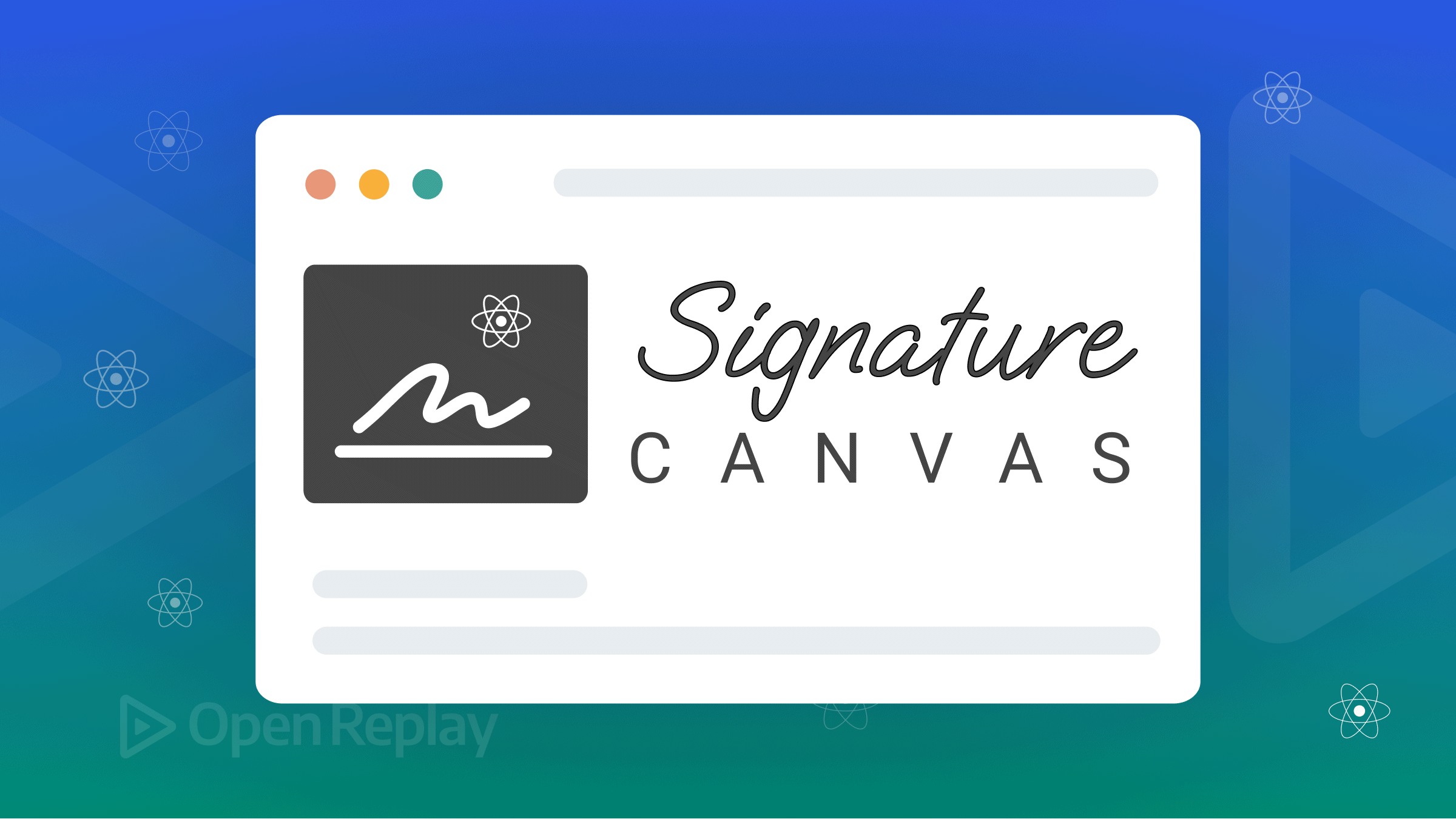 Setting up a signature canvas in React Native