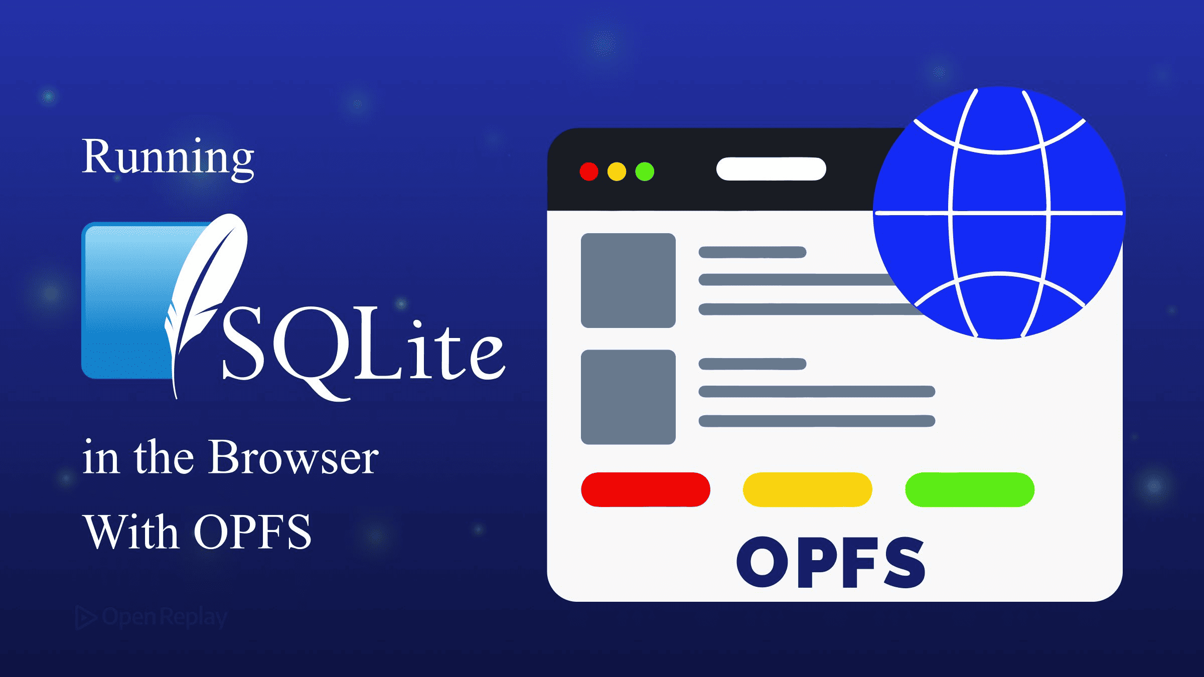Running SQLite in the Browser With OPFS