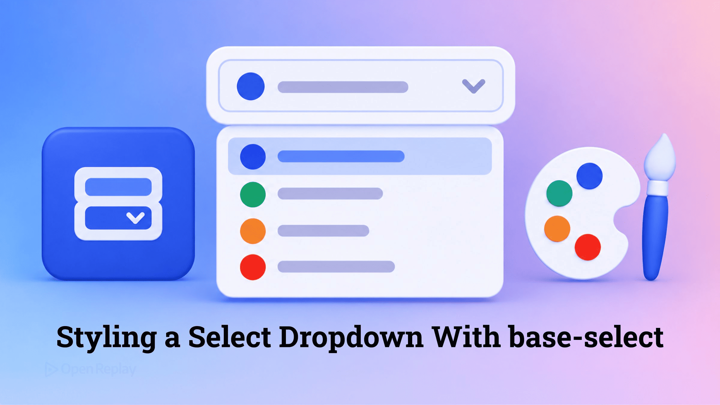 Styling a Select Dropdown With base-select