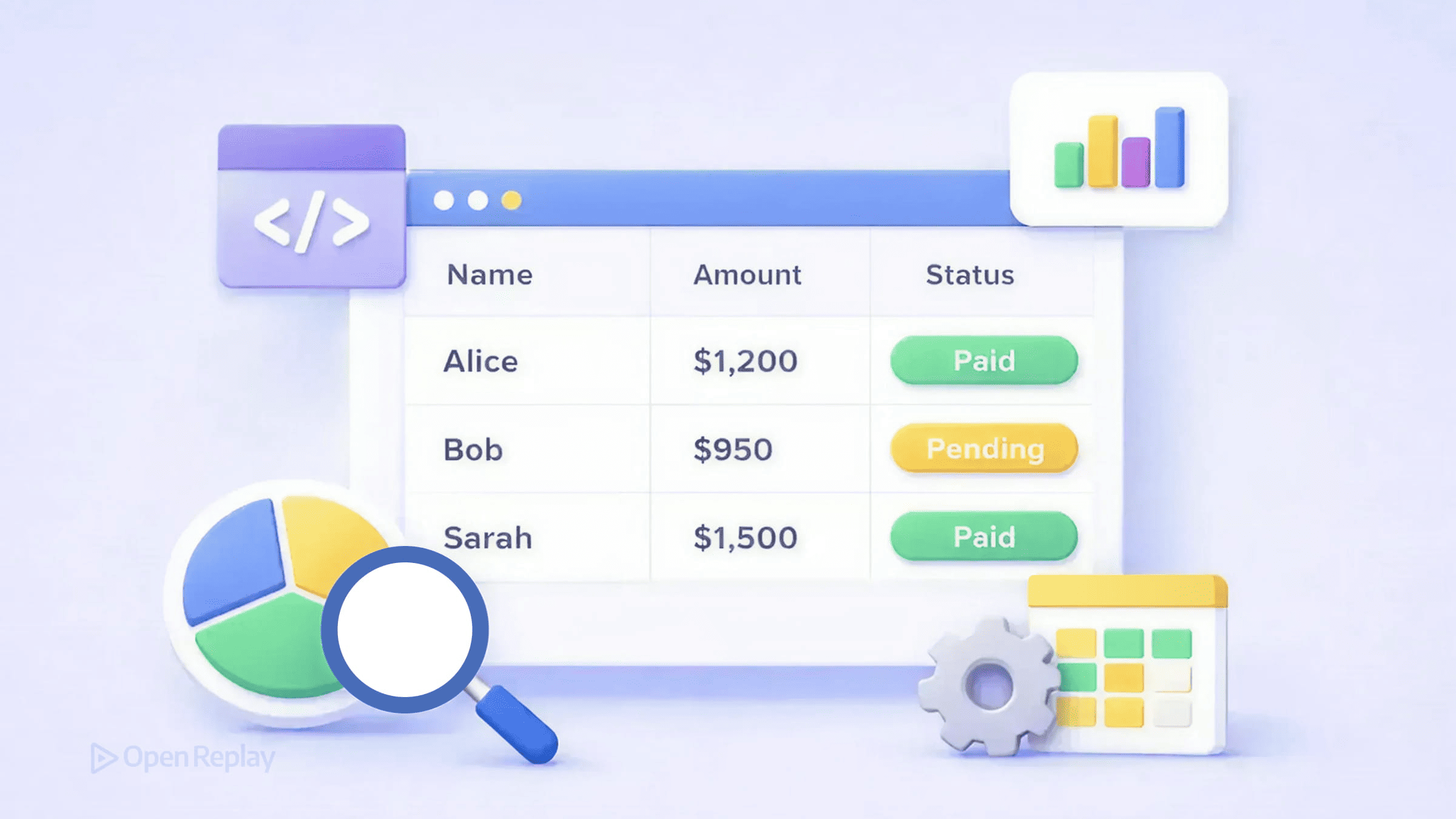 Tables Not Divs: A Simple API for Real Tabular Data