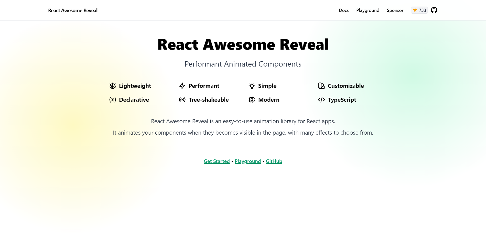 React Awesome Reveal