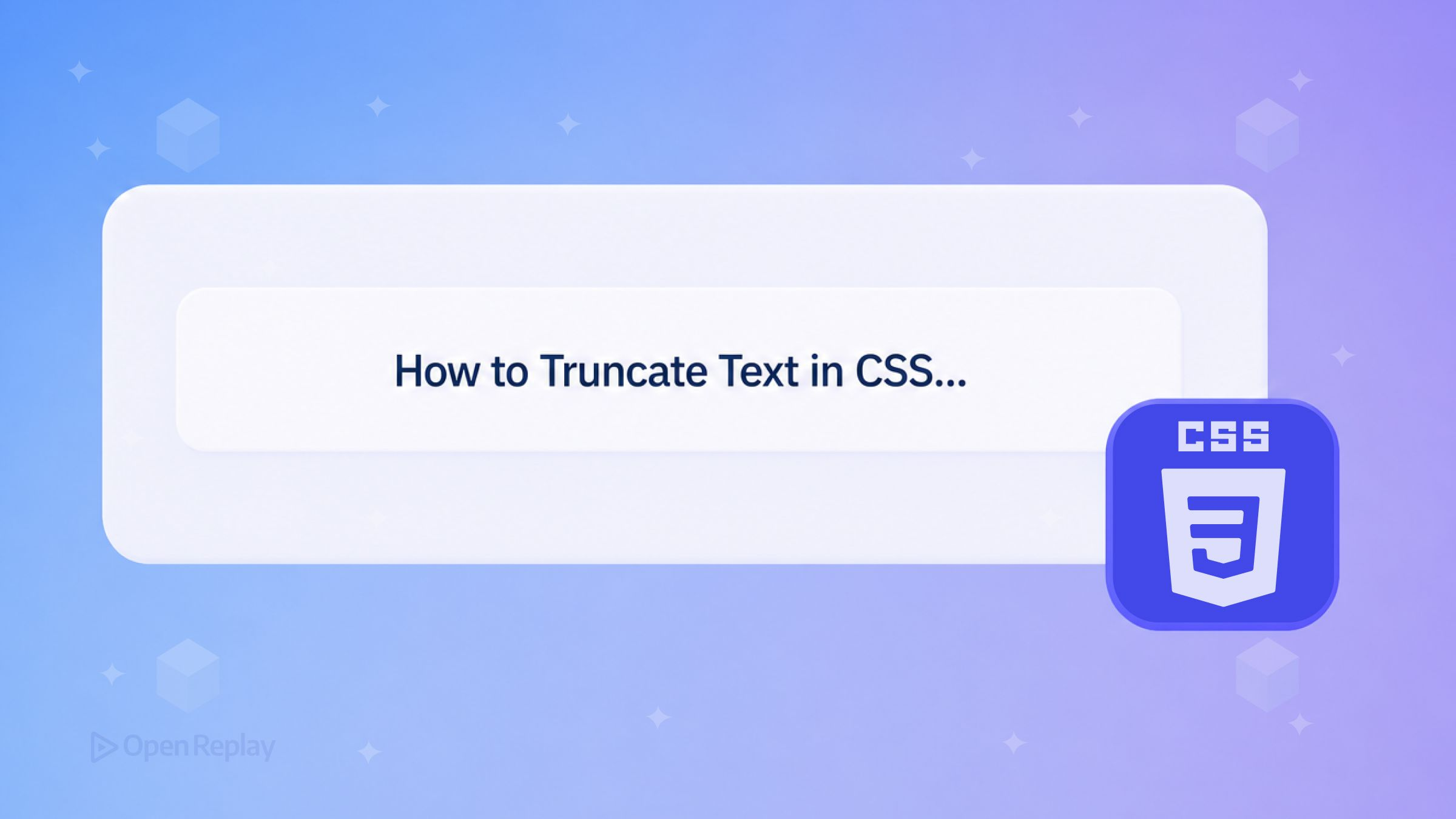How to Truncate Text in CSS