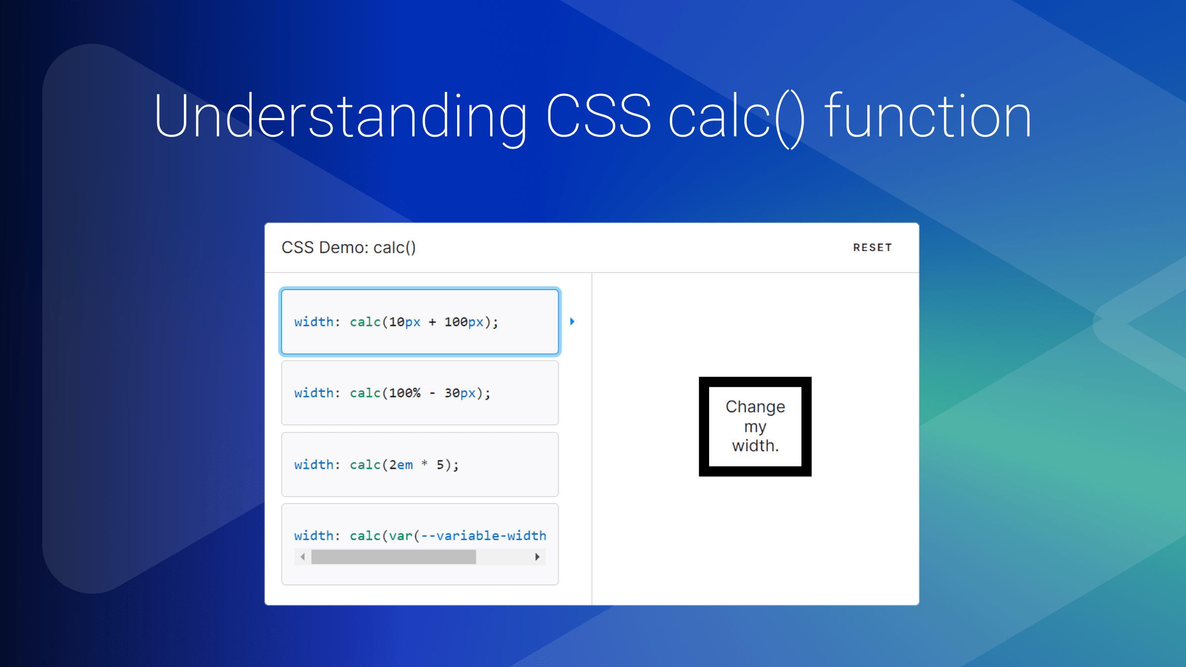 Understanding the calc() function in CSS