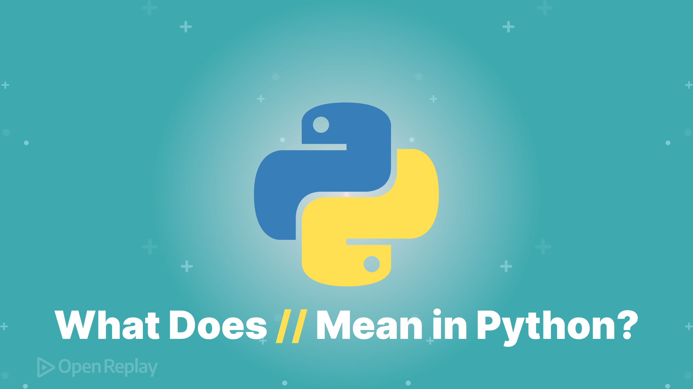 Что означает `//` в Python? (С примерами)