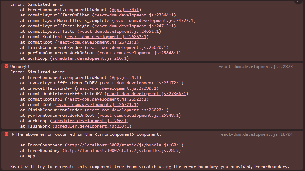React 18 error