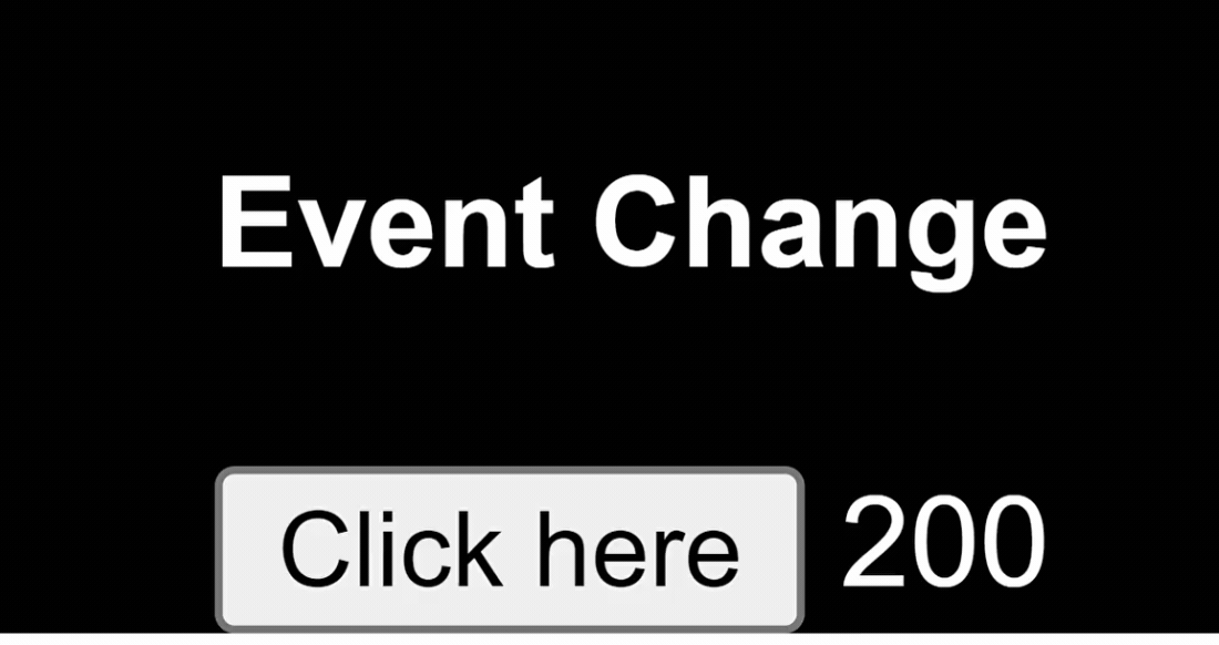 event change